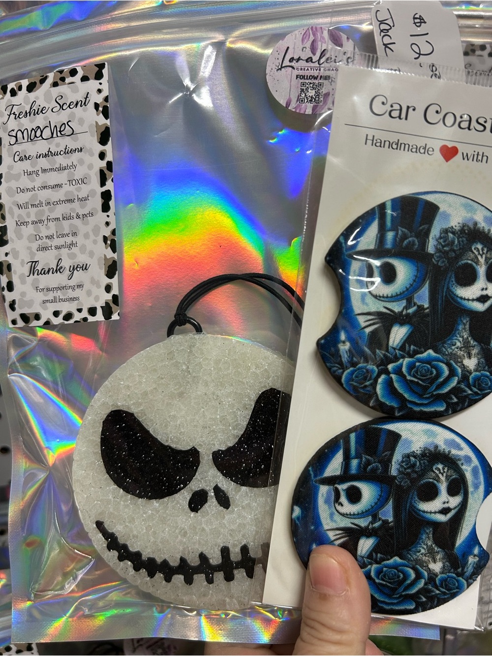 Car freshie and car coasters